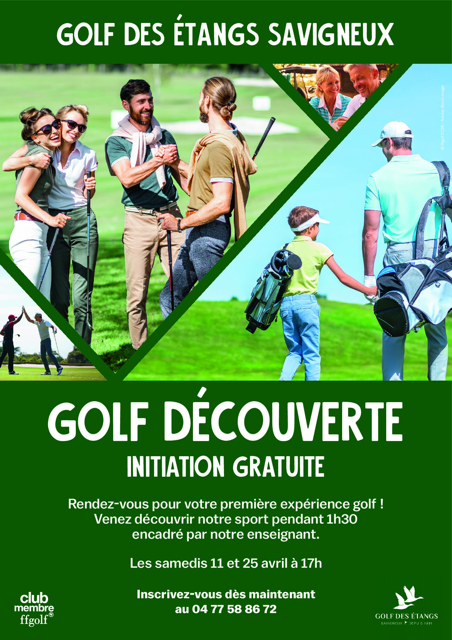 Golf des Etangs inauguration